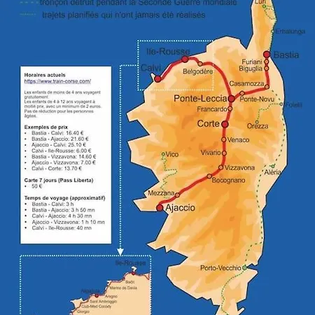 Апартаменты Grand Rez De Jardin Avec Parking A 5 Min A Pieds De La Et Commerces Кальви